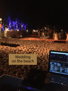 Dj Mixmasters Wedding on the beach